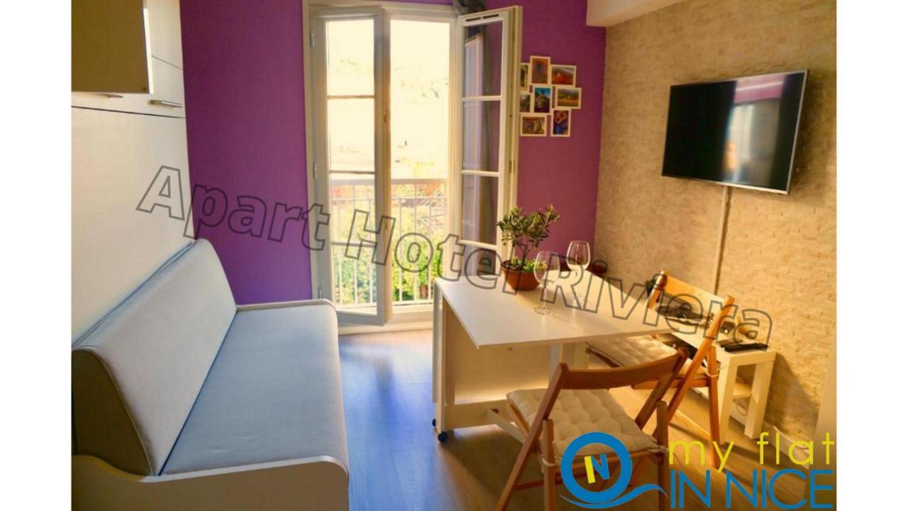 Aparthotel Riviera Nice Cote D'Azur - Old Town - Studio Ac - Sea View - 50M Promenade Des Anglais- La Maison Linda Buitenkant foto