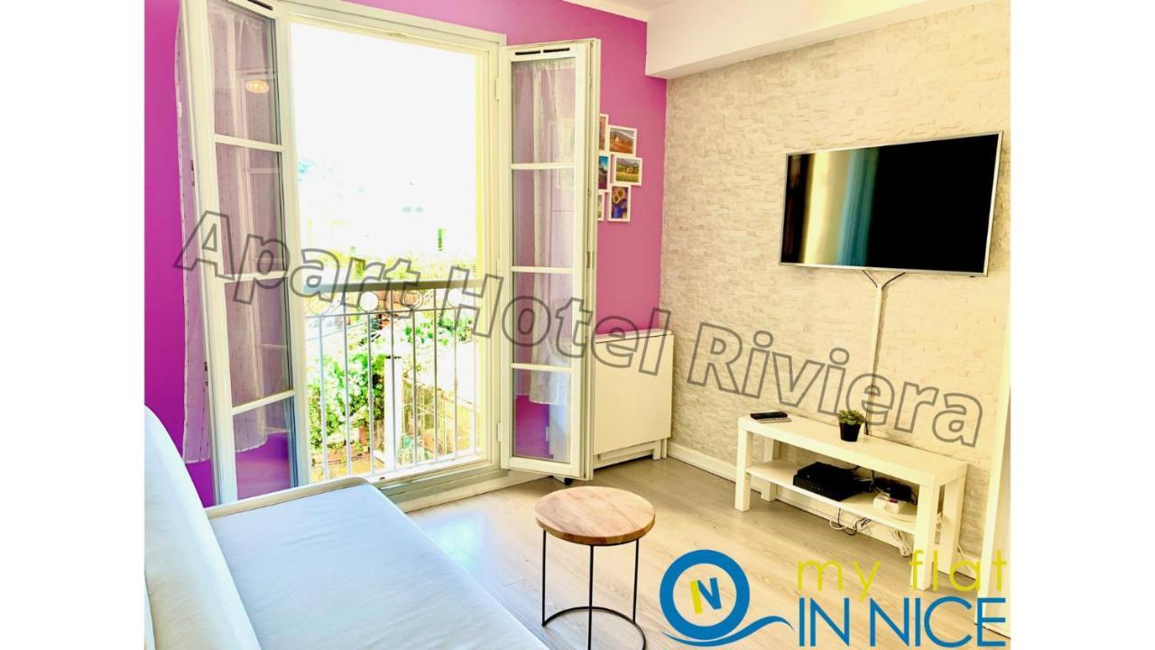 Aparthotel Riviera Nice Cote D'Azur - Old Town - Studio Ac - Sea View - 50M Promenade Des Anglais- La Maison Linda Buitenkant foto