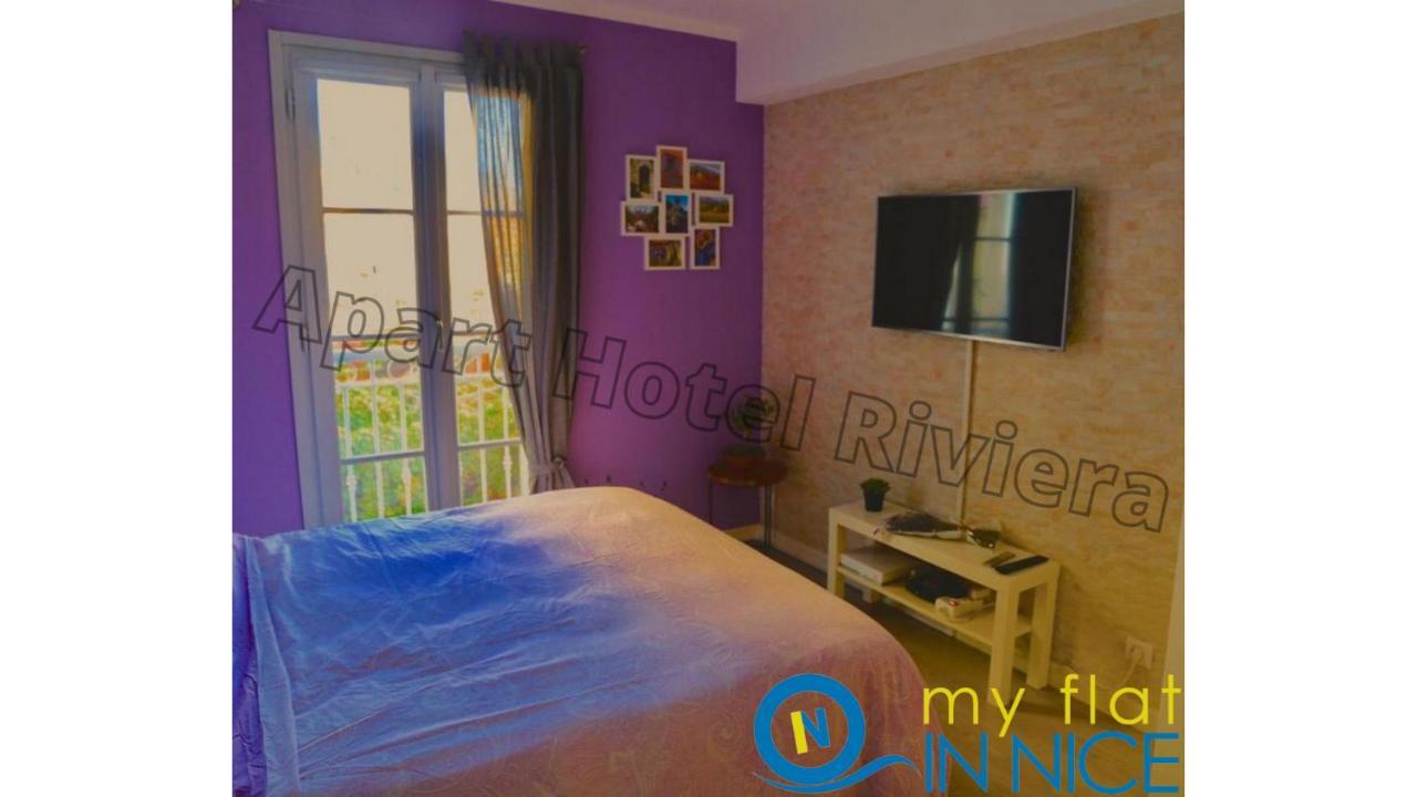 Aparthotel Riviera Nice Cote D'Azur - Old Town - Studio Ac - Sea View - 50M Promenade Des Anglais- La Maison Linda Buitenkant foto