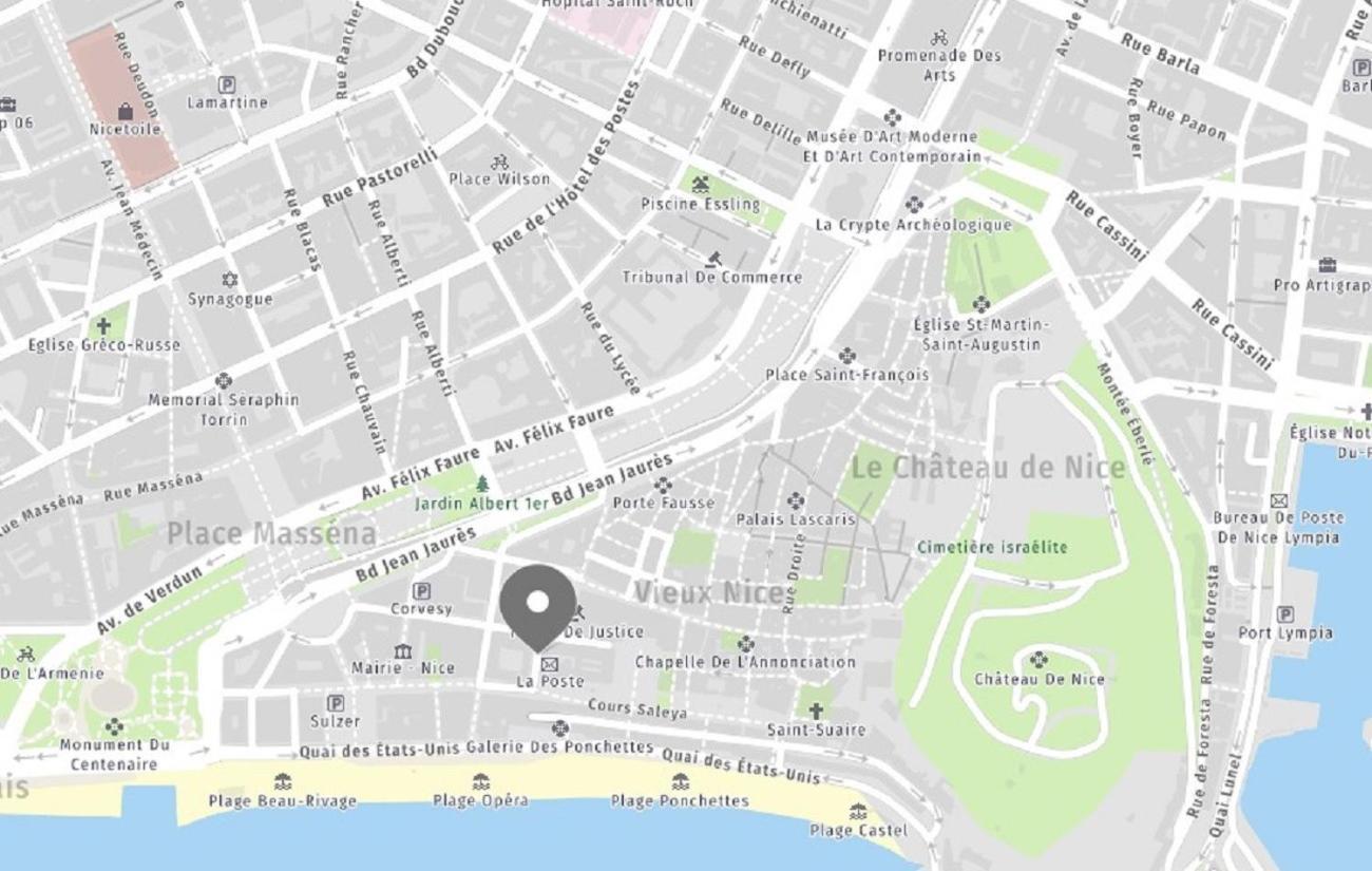 Aparthotel Riviera Nice Cote D'Azur - Old Town - Studio Ac - Sea View - 50M Promenade Des Anglais- La Maison Linda Buitenkant foto