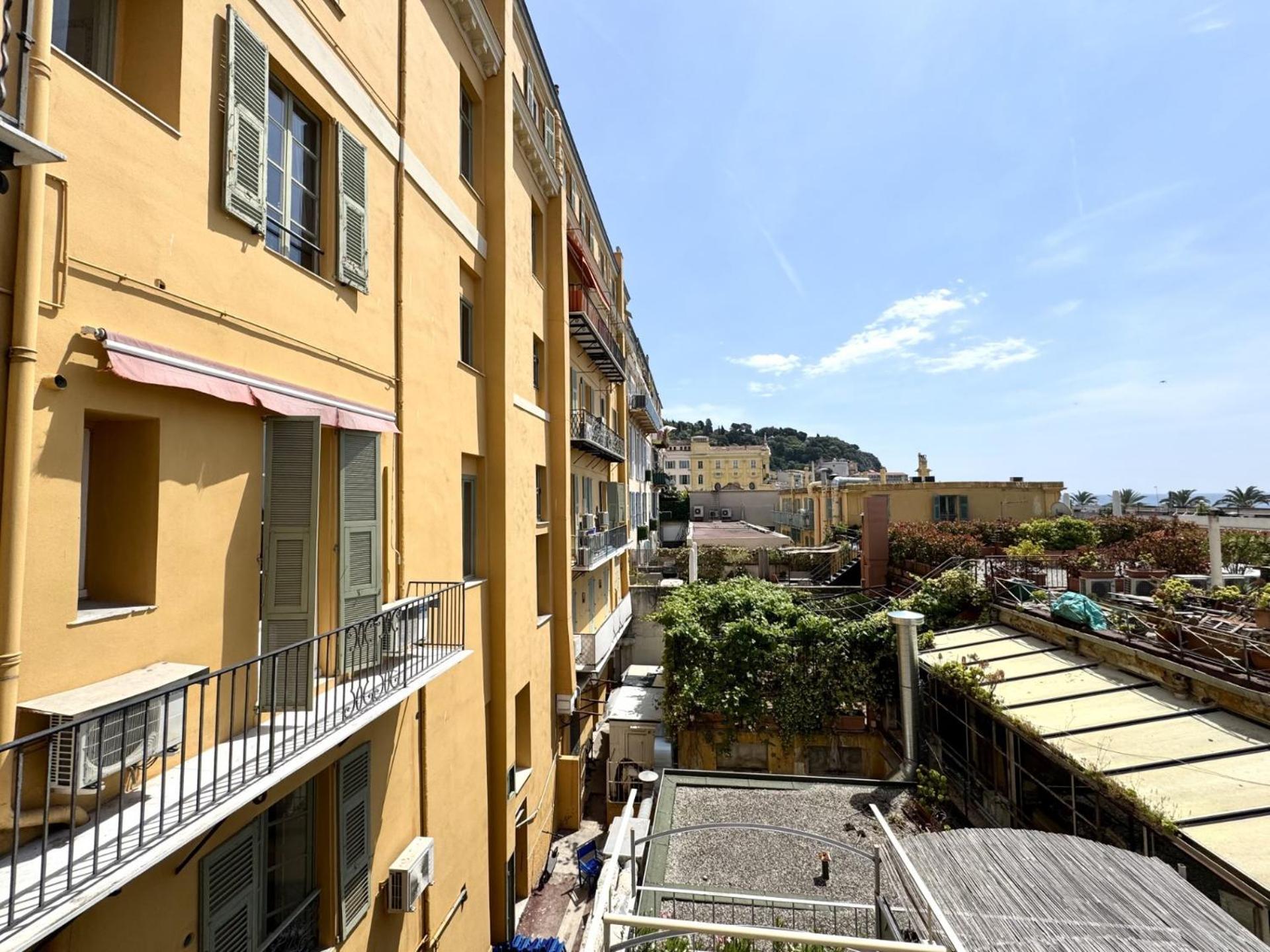 Aparthotel Riviera Nice Cote D'Azur - Old Town - Studio Ac - Sea View - 50M Promenade Des Anglais- La Maison Linda Buitenkant foto