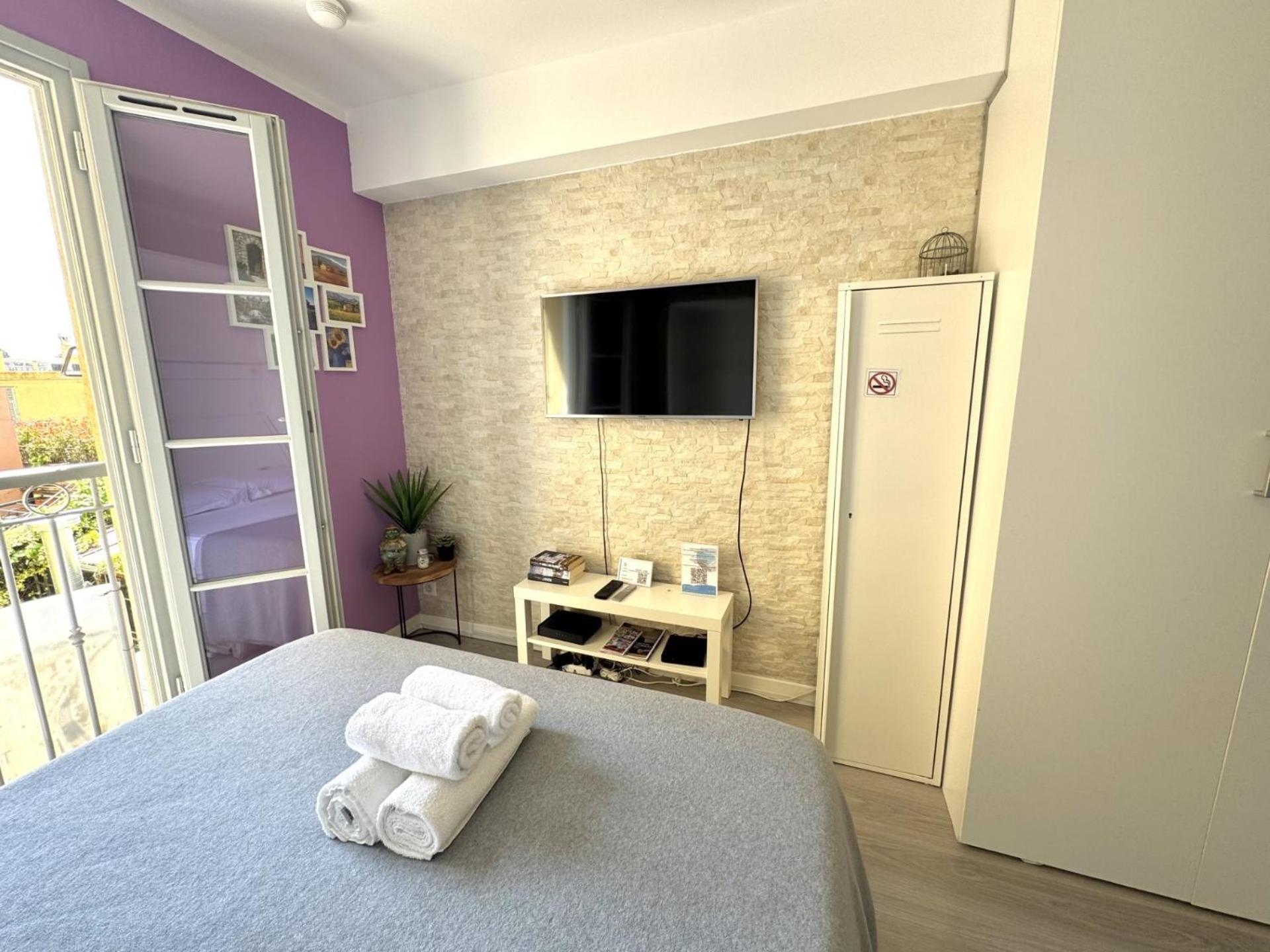 Aparthotel Riviera Nice Cote D'Azur - Old Town - Studio Ac - Sea View - 50M Promenade Des Anglais- La Maison Linda Buitenkant foto